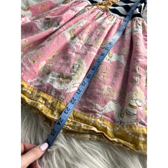 Oopsie Daisy Girls Spirited Carousel Horse A-Line Dress Casual Multicolor SZ 7T - Picture 10 of 10